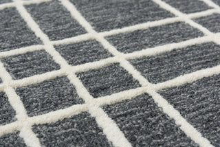 Alora Decor x Rizzy Lofton A07104 Grey Area Rug Corner Image