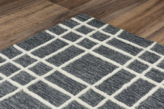 Alora Decor x Rizzy Lofton A07104 Grey Area Rug Angle Image