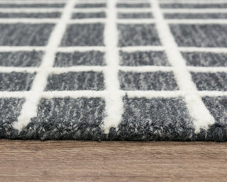 Alora Decor x Rizzy Lofton A07104 Grey Area Rug Edge Image