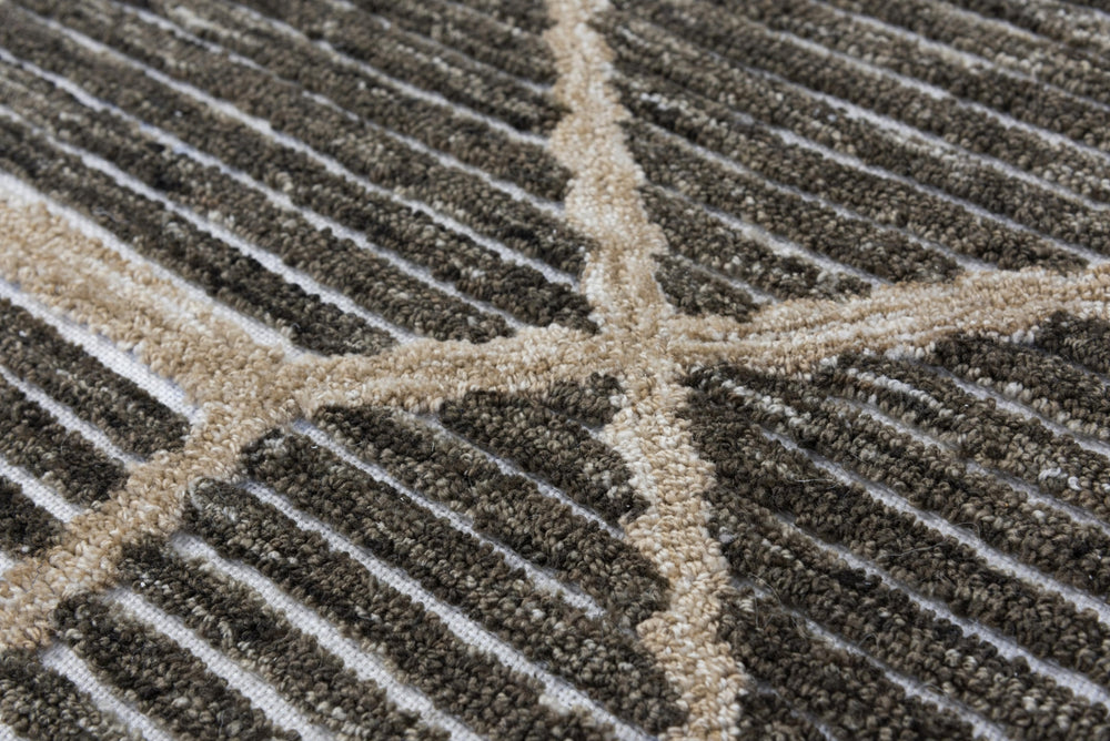 Alora Decor x Rizzy Vista A09111 Brown Area Rug