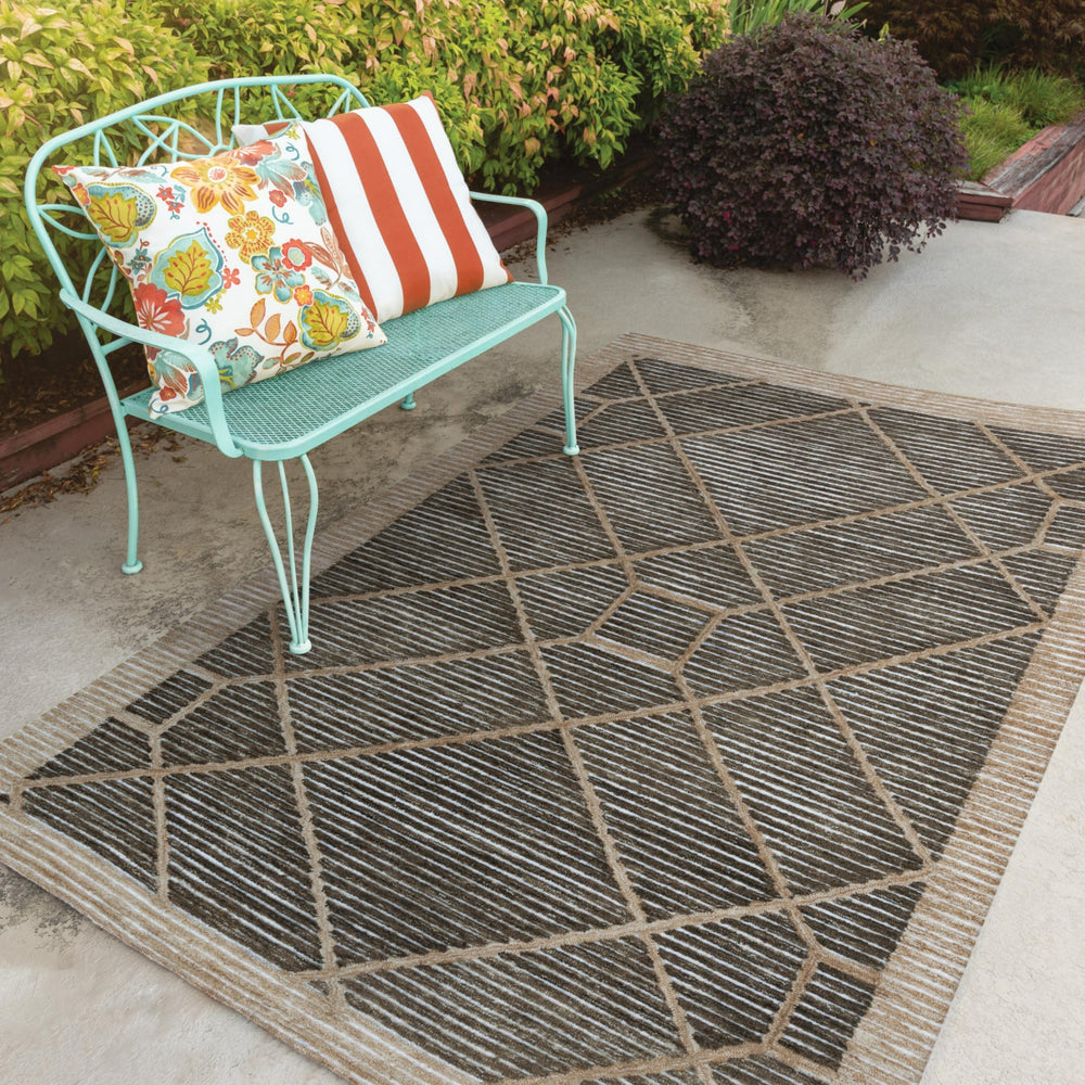Alora Decor x Rizzy Vista A09111 Brown Area Rug Room Image Feature