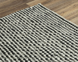 Alora Decor x Rizzy Kerala A12992 Black Area Rug Angle Image