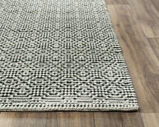 Alora Decor x Rizzy Kerala A12992 Black Area Rug Detail Image