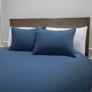 Rizzy Comforter Set BC6880 Blue Bedding Room Image Feature