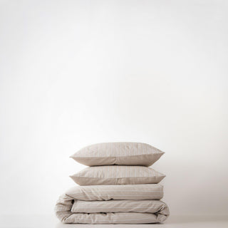 Rizzy Comforter Set BC7332 Natural Bedding Detail Image