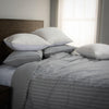 Rizzy Comforter Set BC7446 Grey Bedding Detail Image