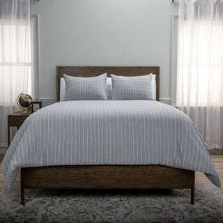 Rizzy Comforter Set BC7446 Grey Bedding Main Image