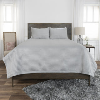 Rizzy Quilts BQ6004 Grey Bedding Main Image