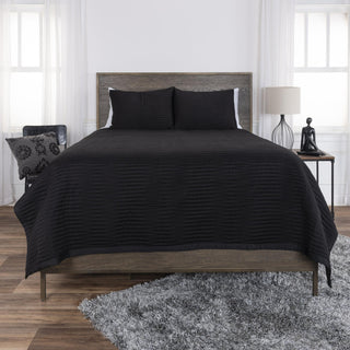 Rizzy Quilts BQ6046 Black Bedding Main Image