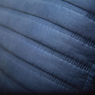 Rizzy Quilts BQ6871 Blue Bedding Detail Image