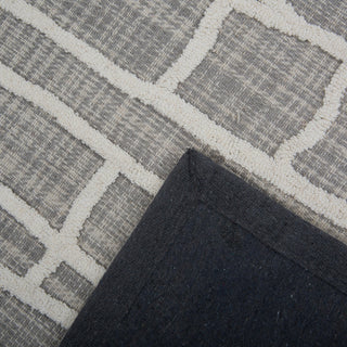 Rizzy Bixby BX01GR Gray Area Rug Corner Image