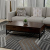 Rizzy Bixby BX03GR Gray Area Rug Room Image Feature