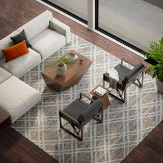 Rizzy Bixby BX04TN Tan Area Rug Room Image Feature