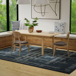 Rizzy Bixby BX05BL Blue Area Rug Room Image Feature