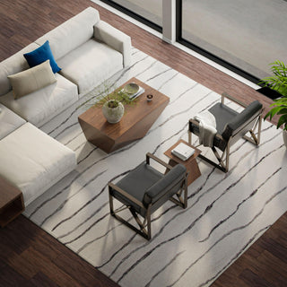 Rizzy Bixby BX07IV Ivory Area Rug Room Image Feature