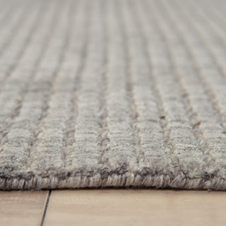 Rizzy Cable CBA698 Gray Area Rug Edge Image