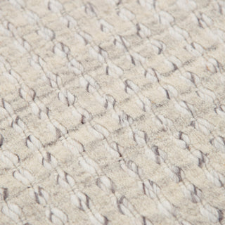 Rizzy Cable CBA699 Oyster Area Rug Corner Image