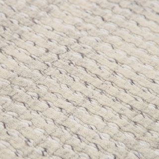 Rizzy Cable CBA699 Oyster Area Rug Angle Image