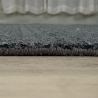 Rizzy Cable CBA700 Charcoal Area Rug Edge Image