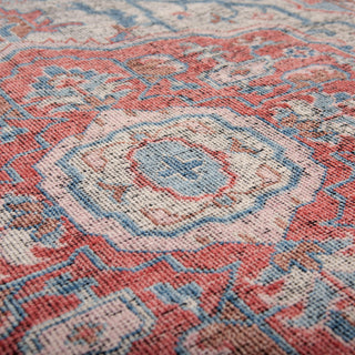 Rizzy Centra CET723 Rust / Blue Area Rug Corner Image