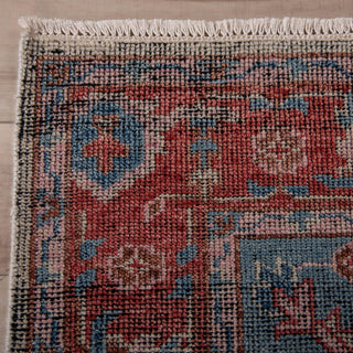 Rizzy Centra CET723 Rust / Blue Area Rug Detail Image