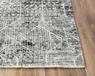 Rizzy Couture CUT111 Black / Ivory Area Rug Detail Image