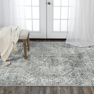 Rizzy Couture CUT111 Black / Ivory Area Rug Room Image Feature