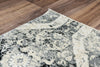 Rizzy Couture CUT112 Ivory / Black Area Rug Angle Image
