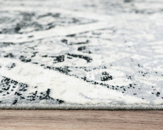 Rizzy Couture CUT112 Ivory / Black Area Rug Edge Image