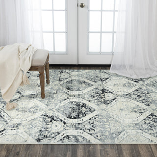 Rizzy Couture CUT112 Ivory / Black Area Rug Room Image Feature