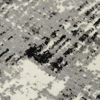 Rizzy Couture CUT115 Gray / Black Area Rug Corner Image