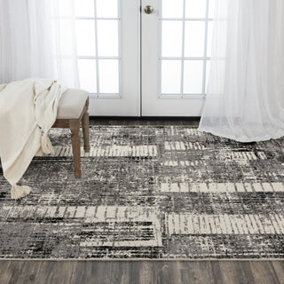 Rizzy Couture CUT115 Gray / Black Area Rug Room Image Feature