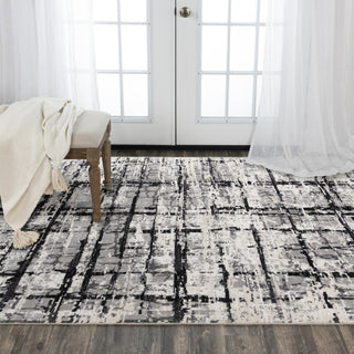 Rizzy Couture CUT117 Black / Ivory Area Rug Room Image Feature