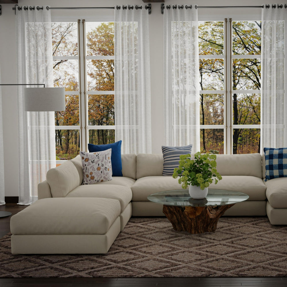 Rizzy Driftwood DRI688 Brown Area Rug Room Image Feature
