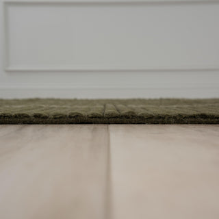 Rizzy Dream DRM244 Green Area Rug Edge Image