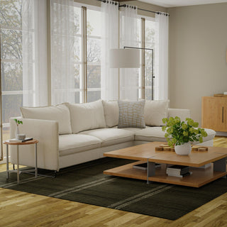 Rizzy Dream DRM244 Green Area Rug Room Image Feature