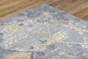 Rizzy Emerge EMG925 Gold / Charcoal Area Rug Angle Image