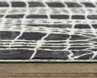 Rizzy Emerge EMG926 Beige / Black Area Rug Edge Image