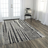 Rizzy Emerge EMG926 Beige / Black Area Rug Room Image Feature