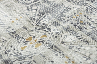 Rizzy Emerge EMG927 Stone / Beige Area Rug Corner Image