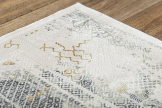 Rizzy Emerge EMG927 Stone / Beige Area Rug Angle Image