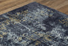 Rizzy Emerge EMG928 Gray / Black Area Rug Angle Image