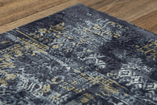 Rizzy Emerge EMG928 Gray / Black Area Rug Angle Image