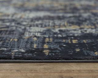 Rizzy Emerge EMG928 Gray / Black Area Rug Edge Image