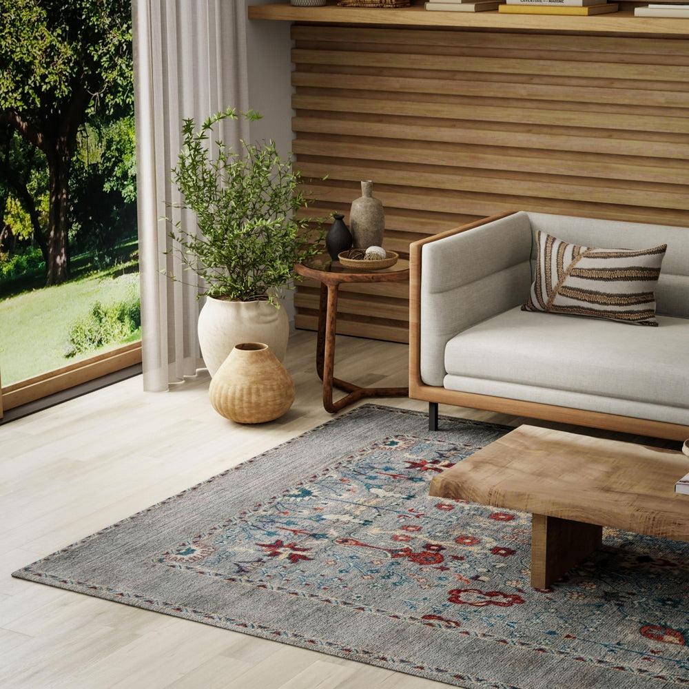 Rizzy Estate EST207 Gray Area Rug Room Image Feature
