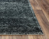 Rizzy Etchings ETC101 Black Area Rug Detail Image
