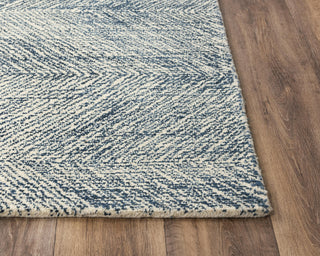 Rizzy Etchings ETC102 Navy Area Rug Detail Image