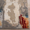 Rizzy Evolution EVO443 Gray / Burgundy Area Rug Detail Image