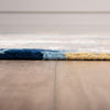 Rizzy Evolution EVO443 Gray / Burgundy Area Rug Edge Image