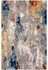 Rizzy Evolution EVO443 Gray / Burgundy Area Rug main image